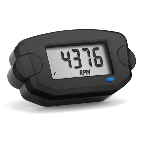 TRAIL TECH TTO - TACH / HOUR METER - BLACK