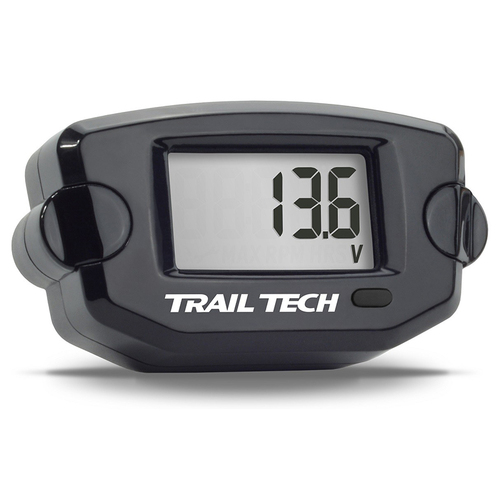 TRAIL TECH TTO - VOLTAGE METER - BLACK