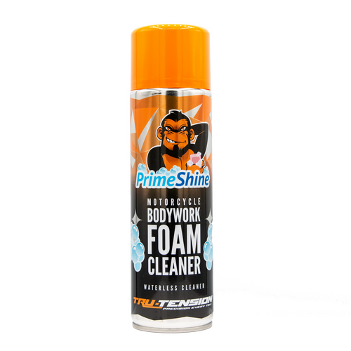 TRU-TENSION PRIME SHINE MOTORCYCLE FOAM CLEANER 500ML