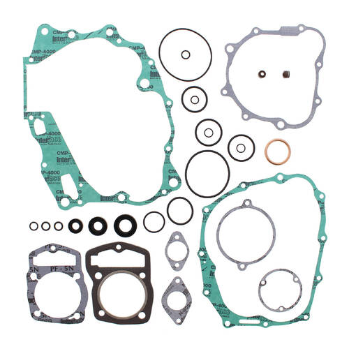 VERTEX COMPLETE GASKET SET W/ OIL SEALS HONDA - 811242