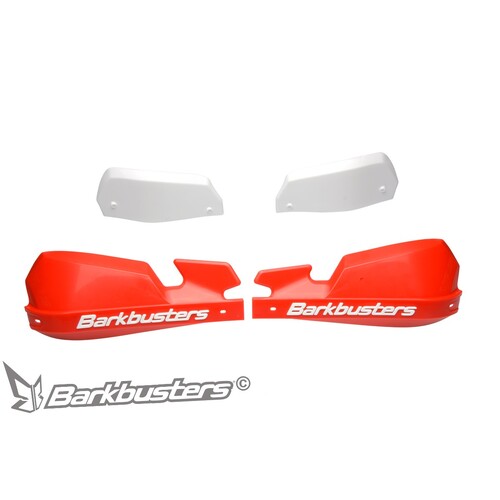BARKBUSTERS VPS PLASTIC GUARDS ONLY - RED (WITH WIND DEFLECTORS)