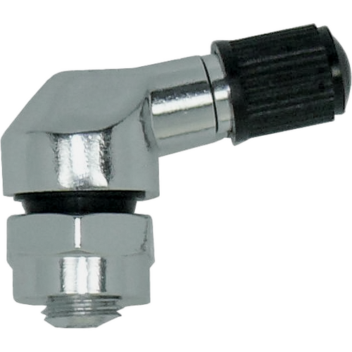 MOTORCYCLE SPECIALTIES ALLOY RIGHT ANGLE 8mm VALVE STEM - SILVER