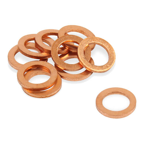 WHITES COPPER CRUSH WASHER - 12 x 20 x 1.5 (100 PACK)