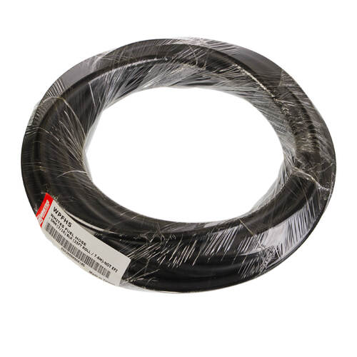 WHITES FUEL HOSE - 5MM (3/16) 7.6M ROLL BLACK - NOT EFI