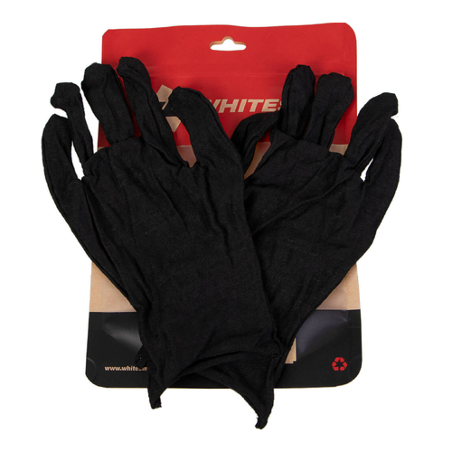WHITES INNER GLOVES 16G LIGHT - BLACK - EXTRA LARGE