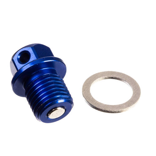 WHITES MAGNETIC SUMP PLUG M14 x 14 x 1.50 - BLUE