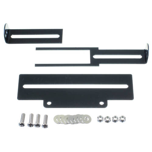 WHITES NUMBER PLATE BRACKET - BLACK