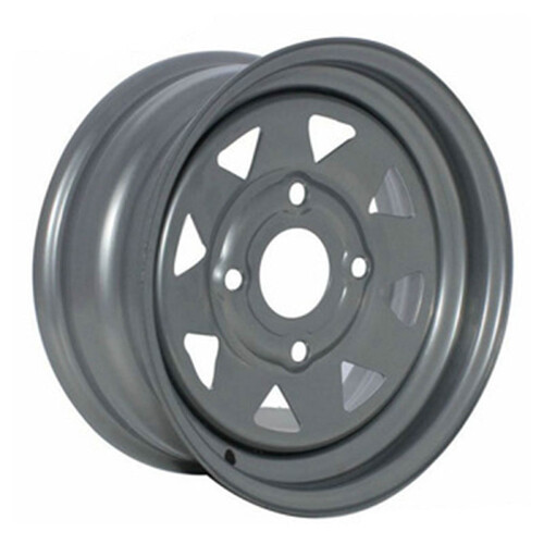WHITES ATV STEEL RIM 8 SPOKE 12 x 7 CAN-AM FRONT & REAR 4/137 4+3