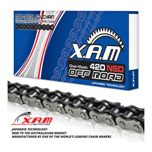 XAM 420NSD Non-Sealed Chain - Natural 84L