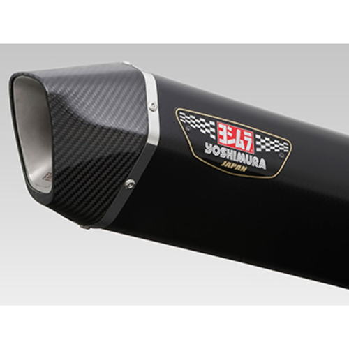 Yoshimura Hepta Force Slip-On Exhaust Stainless / Metal Magic Cover / Carbon End Cap - Suzuki Hayabusa '21-23