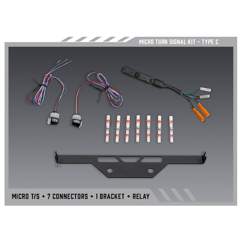 Yoshimura Type C Micro Signal Kit - V2 Fender Eliminators