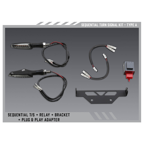 Yoshimura Type A Sequential Signal Kit - V2 Fender Eliminators