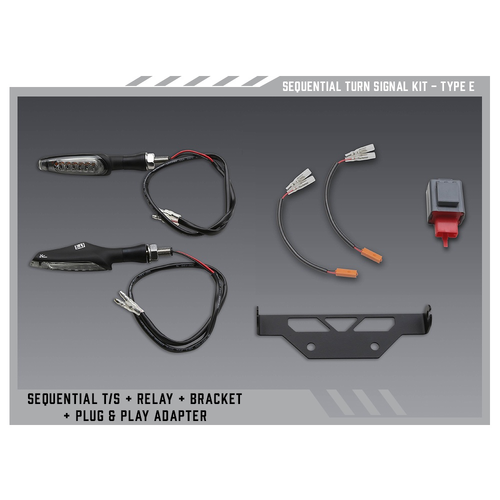 Yoshimura Type E Sequential Signal Kit - V2 Fender Eliminators