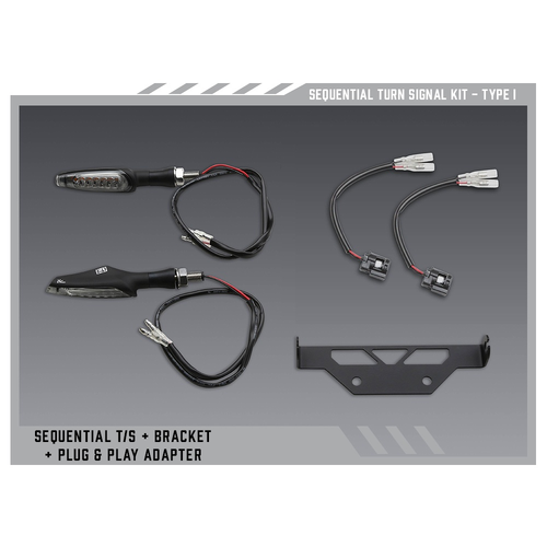 Yoshimura Type I Sequential Signal Kit - V2 Fender Eliminators