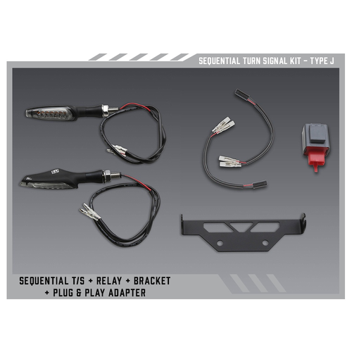 Yoshimura Type J Sequential Signal Kit - V2 Fender Eliminators