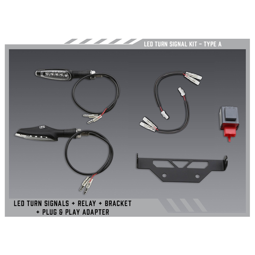 Yoshimura Type A Standard LED Signal Kit - V2 Fender Eliminators