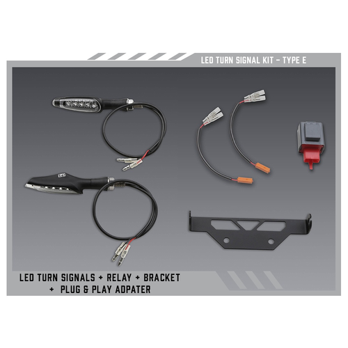 Yoshimura Type E Standard LED Signal Kit - V2 Fender Eliminators