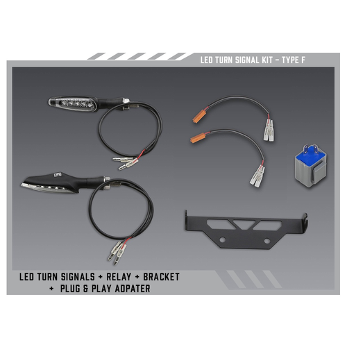 Yoshimura Type F Standard LED Signal Kit - V2 Fender Eliminators