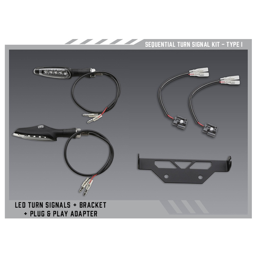 Yoshimura Type I Standard LED Signal Kit - V2 Fender Eliminators