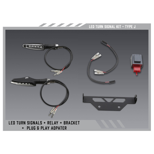 Yoshimura Type J Standard LED Signal Kit - V2 Fender Eliminators