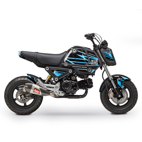 Yoshimura Graphics Kit "Edge" Blue - Honda Grom '22-24